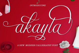 Akayla Script: A Chic Typeface for Digital Design