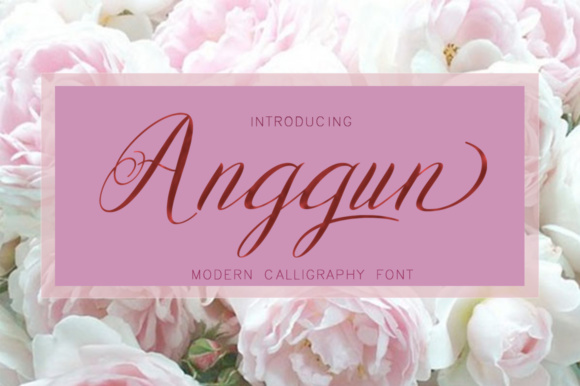 Anggun Script: A Modern Typeface for Branding