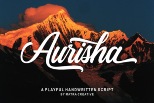Aurisha Script: A Handwritten Font for Modern Web Design