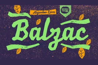 Balzac Font: A Rough Script for Editorial Soul