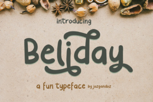 Beliday Font: A Bold Script for Brand Identity