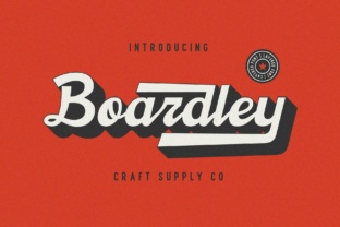 Boardley Script: A Bold Typeface for Editorial Design