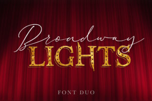 Broadway Lights Duo: A Versatile Typeface for Campaigns