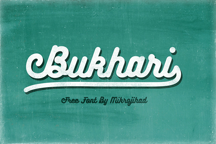 Bukhari Script Font: A Bold Freebie for Branding