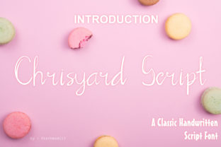 Chrisyard Script: A Luxe Typeface for Web Design