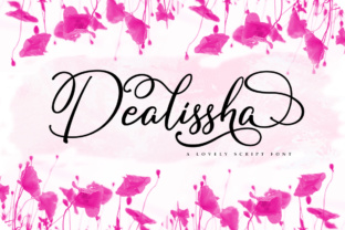 Dealissha Script Font for Crafters