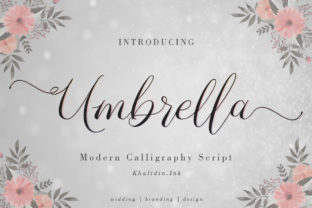 Elevate Editorial Design with Umbrella Script
