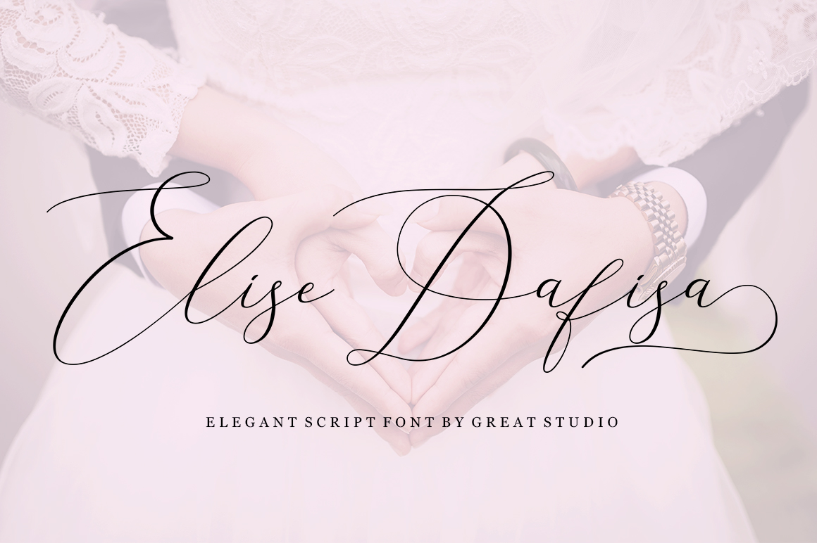 Elise Dafisa Script: A Modern Typeface for Branding