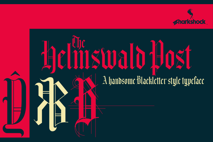 Helmswald Post: A Modern Blackletter Typeface