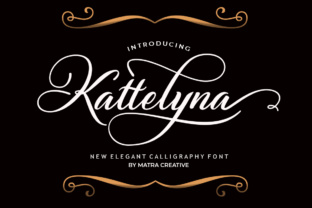Kattelyna Script: The Elegant Typeface for Crafters