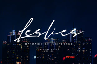 Leslies Script: The Perfect Handwritten Font for Crafters