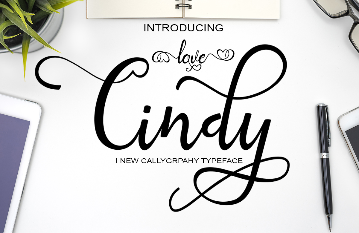 Love Cindy Script: A Romantic Typeface for Web Design