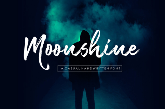Moonshine Brush Script Font for Bold Designs