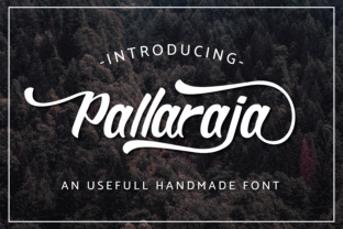 Pallaraja: A Romantic Display Font for Editorial Design