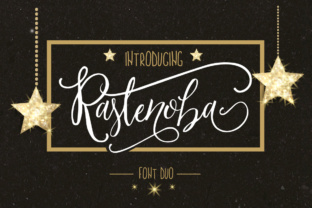 Rastenoba Script: The Elegant Typeface for Makers