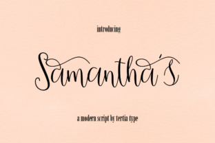 Samantha s Script: A Typeface for Branding