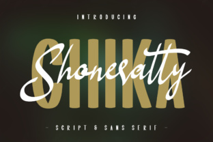 Shoneratty Chika: A Stylish Script Font for Editorial Design