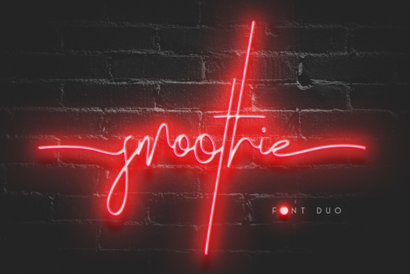 Smoothie Duo: A Modern Typeface for Branding