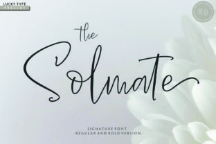 The Solmate Script: A Refined Typeface for Elegant Branding