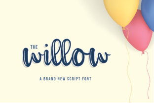 The Willow Script Typeface for Editorial Design