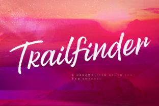 Trailfinder: A Textured Script Font for Editorial Design