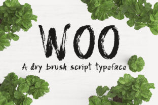 Woo Font: A Handwritten Typeface for Branding