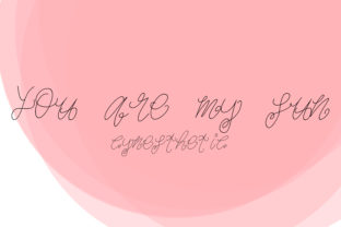 You Are My Sun: A Review of This Decorative Script Font